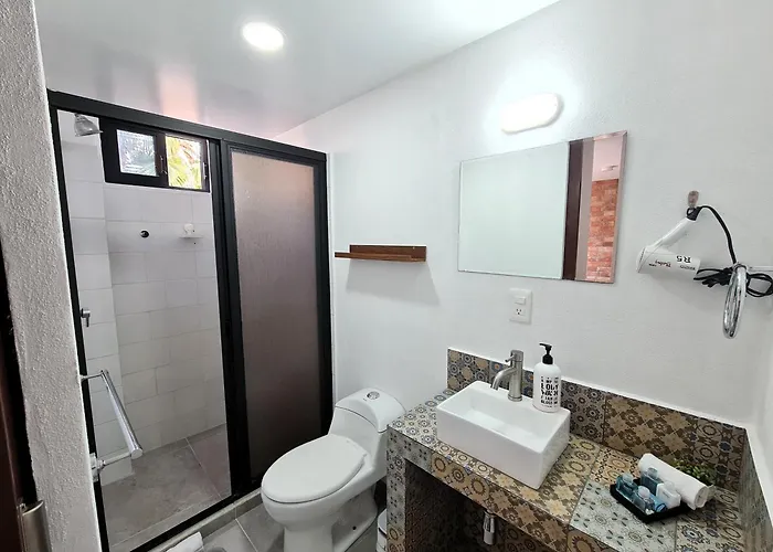 R08 Mid At Itesm Cem Full Services, Shared-kitchen, Fridge ,laundry, Smart Tv, Parking, Balcony * Mexico City